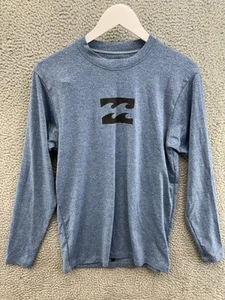 Billabong Blue Long Sleeve Thin Shirt Women's Size S POE - Picture 1 of 6