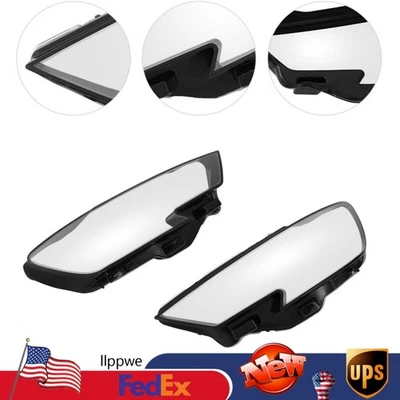 Un par de cubiertas de lentes de faros izquierda y derecha para Audi A3 S3 2017-2019 Foto 1 de 4