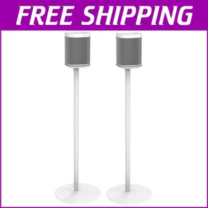Sonos Speaker Stands with Cable Management - 28.2 Inch Height | 2 Pack White - Picture 1 of 8