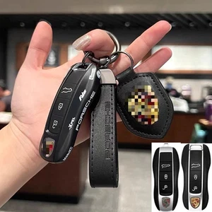 Key Fob Cover Case for Porsche Cayenne Macan 911 Panamera 718 Protective Shell - Picture 1 of 4