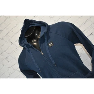 Under Armour Hoodie Mens Size Large Loose Blue Performance Full Zip Jacket - Picture 1 of 5