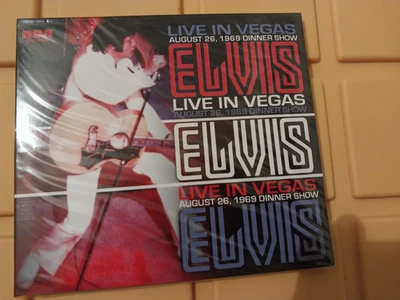 Elvis Presley Live In Vegas Sealed OOP FTD CD - Imagem 1 de 2