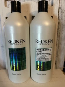 Redken Acidic Bonding Curls silikonfreies Shampoo & Conditioner 33,8oz LESEN 75%* - Bild 1 von 5