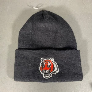Cincinnati Bengals Logo Winter Hat Cap Black Football Joe Burrow Chase One Size - Picture 1 of 3