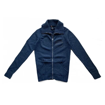 Diesel 90s Chunky High Neck Zip Up Sweater | eclet - Image 1 of 4