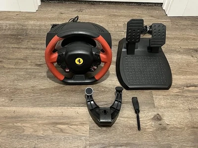 Thrustmaster Ferrari 458 Spider Racing Steering Wheel and Pedals for Xbox One - Image 1 of 3