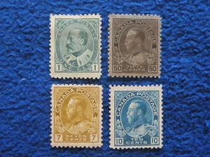 Canada Stamp Collection OG MH ( 8 ) Mint No Gum - Picture 1 of 2