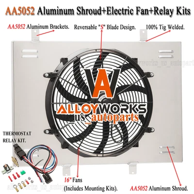 Relé de ventilador de cubierta de aluminio V8 para camioneta Dodge Ram 1500 2500 3500 1999-2003 02 Foto 1 de 4