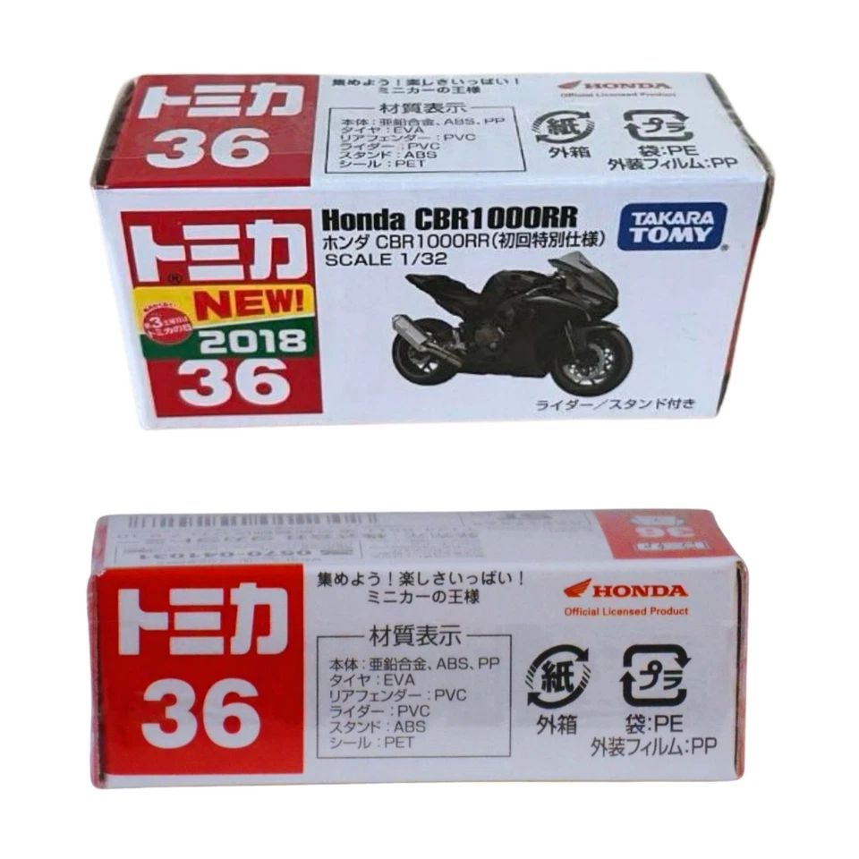 Tomica No.36 Honda Cbr1000rr First Special Specifications