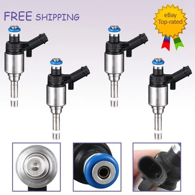 4X INYECTORES DE COMBUSTIBLE FJ1057 PARA VOLKSWAGEN GTI JETTA TIGUAN PASSAT 2.0T A4 QUATTRO Foto 1 de 4