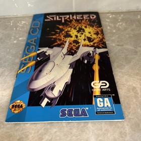 Sega CD Manual Silpheed Only W/Reg Card