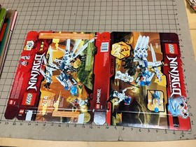 Lego 2260 - NINJAGO - ice dragon attack - flattened box only