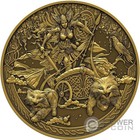 FREYJA GILDED 2 OZ SILVER COIN 2000 FRANCS EQUATORIAL GUINEA 2026 FREYJA GILDED 2 OZ SILVER COIN 2000 FRANCS EQUATORIAL GUINEA 2026
