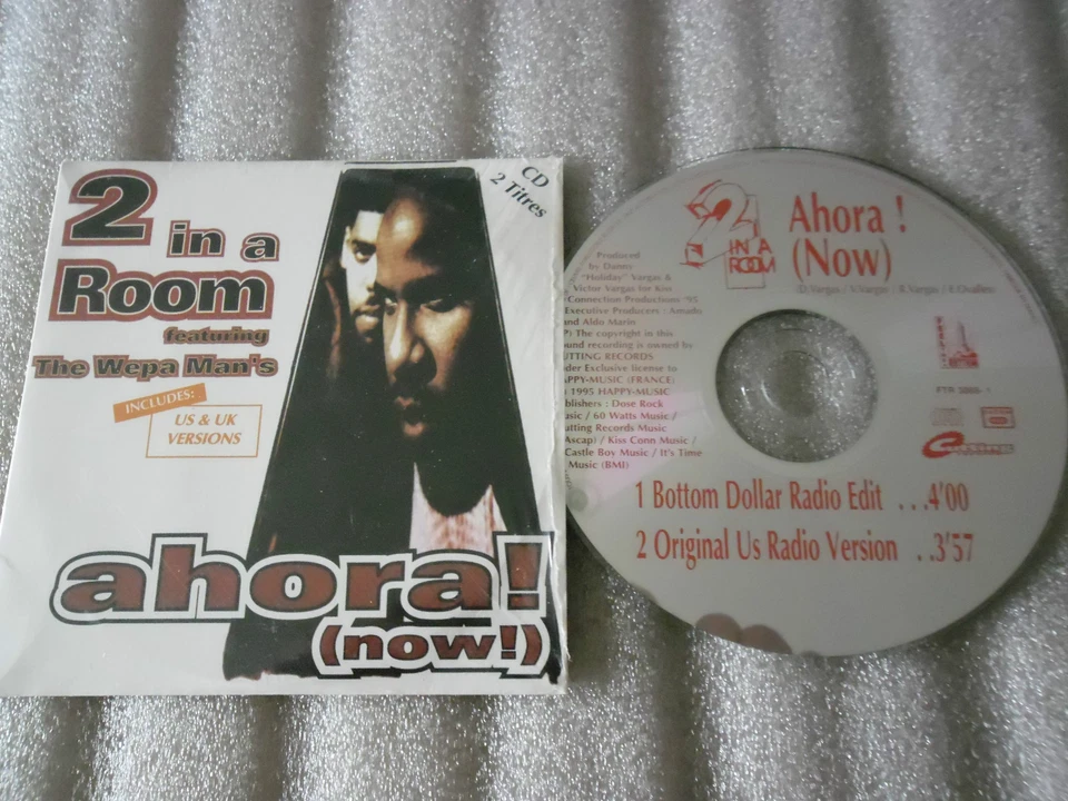 CD-2 IN A ROOM-FEAT. THE WEPA MAN'S-AHORA-NOW-BOTTOM $-(CD SINGLE)-1995-2 TRACK - Photo 1/1