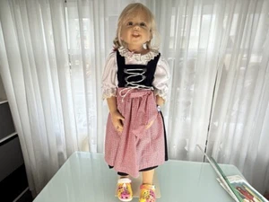 Künstlerpuppe Puppe Monika Levenig Vinyl Puppe 92 cm. Top Zustand - Picture 1 of 3