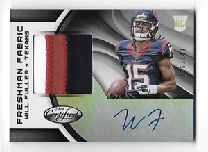 WILL FULLER 2016 Panini Certified Freshman Jersey RC 3 color patch auto /149 - Picture 1 of 2