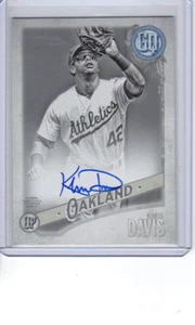 KHRIS DAVIS 2018 Gypsy Queen Jackie Robinson Variation Autograph 28/42 A's Auto - Picture 1 of 2