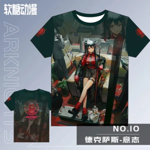 Camiseta Harajuku Arknights Texas Mangas Cortas Cuello Redondo Cosplay Otaku #22 - Imagen 1 de 2