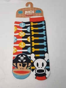 NEW Pals Julius & Skurvy Socks Mismatched Dinosaur Kids Shoe sz 11-5 Paul Frank - Picture 1 of 5