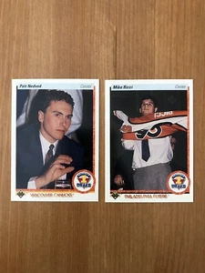 🏒 LOT OF 2 UPPER DECK HOCKEY ROOKIES #353 PETR NEDVED + #355 MIKE RICCI - MINT! - Bild 1 von 5