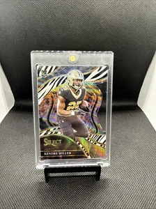 Tarjeta de novato troquelada Select Kendre Miller Club Level Zebra Prizm 2023 RC #244 - Imagen 1 de 2