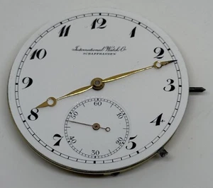 SCHAFFHAUSEN / IWC POCKET WATCH MOVEMENT Runs - Picture 1 of 17