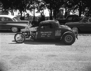John Forstka 34' Ford Coupe US Route 30 Dragstrip Drag Racing 8x10 Foto 44 - Imagen 1 de 2