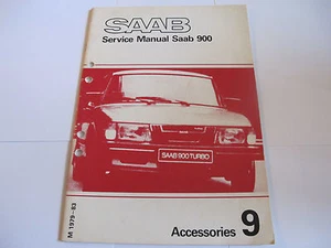Saab 900 1979-83 Accessories Service Manual  - Picture 1 of 2