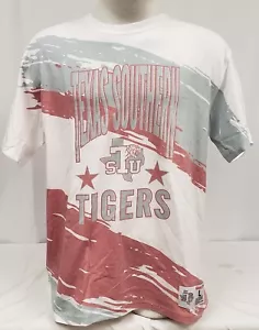 Brand New Men NCAA Texas Southern Tigers Paintbrush Sublimated Short Sleeve - L - Picture 1 of 4