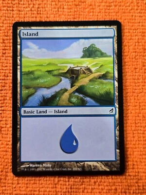 2007 Magic The Gathering Lorwyn #286 Island, Basic Land, C, NF, cd2 - Image 1 of 3