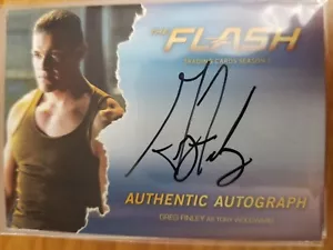 Cryptozoic The Flash 2016 temporada 1 GF1 Greg Finley Tony Woodward autógrafo automático - Imagen 1 de 1
