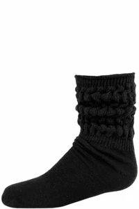 Millennium Kids' Slouch Socks - 1 Pair - Black - Picture 1 of 1