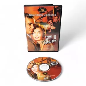 Crime of Passion 1957 DVD Barbara Stanwyck Sterling Hayden Raymond Burr Far - Imagen 1 de 7
