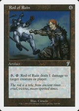 MTG 1x Rod of Ruin Seventh Edition Magic the Gathering card