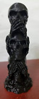3D printed three wise skulls