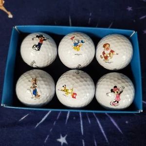 *Set of 6* Walt Disney World Park Golf Ball Callaway Mickey Minnie Donald Grumpy - Picture 1 of 2