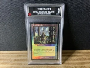 1 x Temple Garden - Lámina - Marco Retro - Ravnica Remasterizado Como Nuevo TCCG 9 No PSA - Imagen 1 de 2