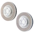 SHW Performance Pair Set of 2 Front 360mm Disc Brake Rotors For Porsche Macan V6