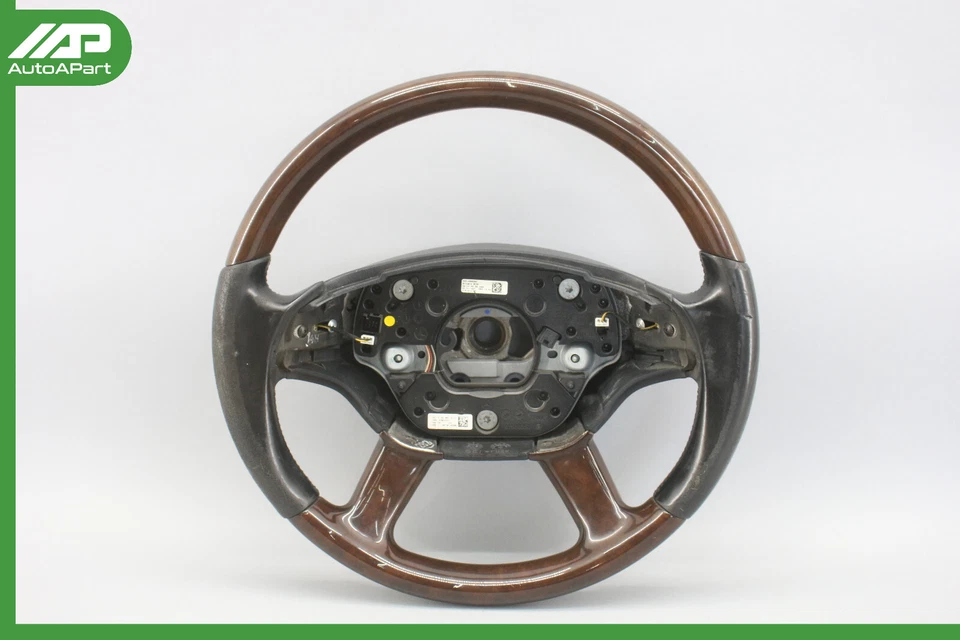 ✅ 07-10 Mercedes W221 S550 S450 CL550 Steering Wheel w/ Paddle Shifters Assy OEM - Image 1 of 4