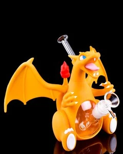 Dragon Bong Tubo de Agua de Vidrio Silicona Bong Alien Bong UFO Bong Híbrido *EE. UU.* - Imagen 1 de 4