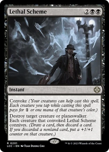 Lethal Scheme - LCC - Rare - MTG Magic Pack fresh - Image 1 of 1