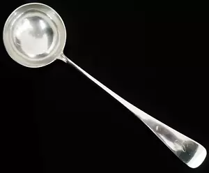 Antique Sterling Silver Soup Ladle, London 1892, John Aldwinckle & Thomas Slater - Picture 1 of 12