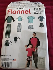 Simplicity S0535 Men's & Boys Pants-Shorts-Bag-Top  Boys S-L, Mens' S-XL - Picture 1 of 4