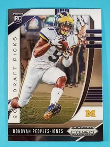 2020 Panini Prizm Draft RC Donovan Peoples-Jones Michigan Wolverines #136 - Picture 1 of 2