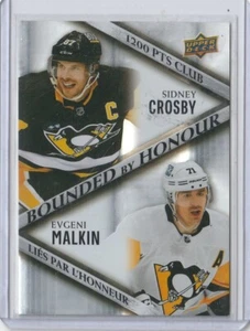 2023-24 Sidney Crosby Evgeni Malkin Tim Hortons Bounded by Honour Card Mint - Bild 1 von 1