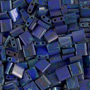 TL-4518, opakes COBALT PICASSO, 5g, Miyuki Tila, 2 Loch, 5x5x1,9mm, (wt76) - Bild 1 von 1