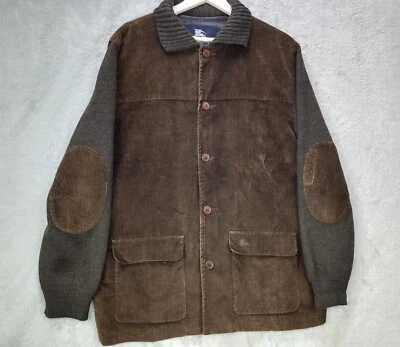 BURBERRY LONDON Jacket Corduroy Coat 100% Merino Wool Men's Brown Size 6 / M - Image 1 of 4