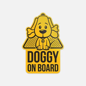 Doggy On Board Vinyl Sticker Decal - Picture 1 of 1
