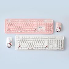 [Hello Kitty] Hello Kitty No Noise Wireless Keyboard Mouse Set