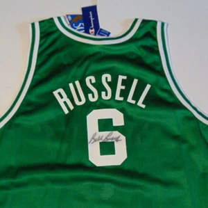 Nueva Camiseta De Colección 1996 Firmada por Bill Russell Campeón de los Boston Celtics Talla 44 Certificado de Autenticidad - Imagen 1 de 20